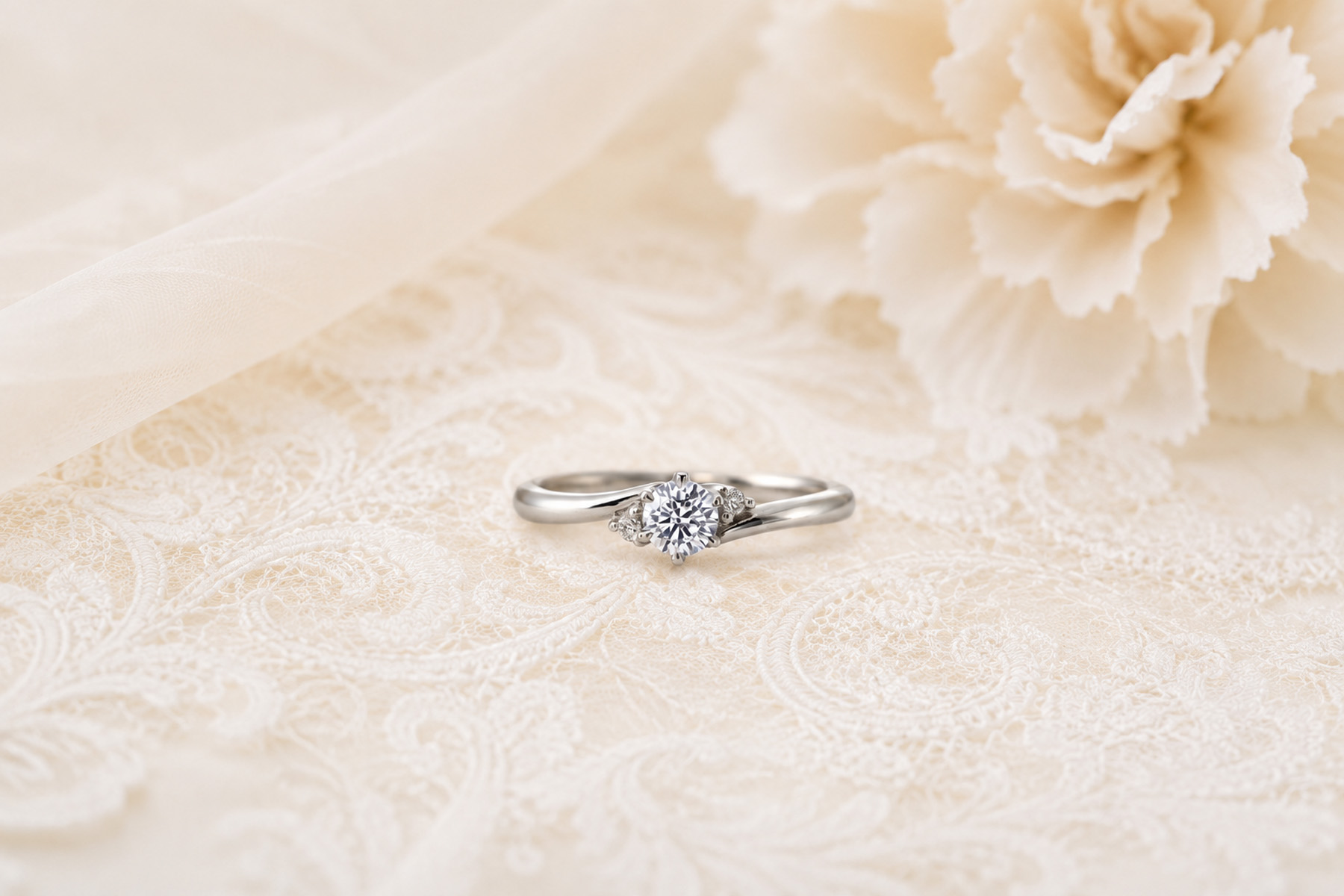 VIVAGE リリックの婚約指輪(VVE-9)